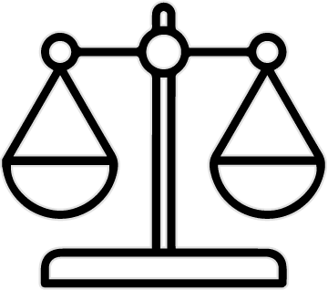 Icono de balanza que simboliza el equilibrio en la vida del futbolista, garantizando estabilidad financiera y tranquilidad deportiva en su carrera.